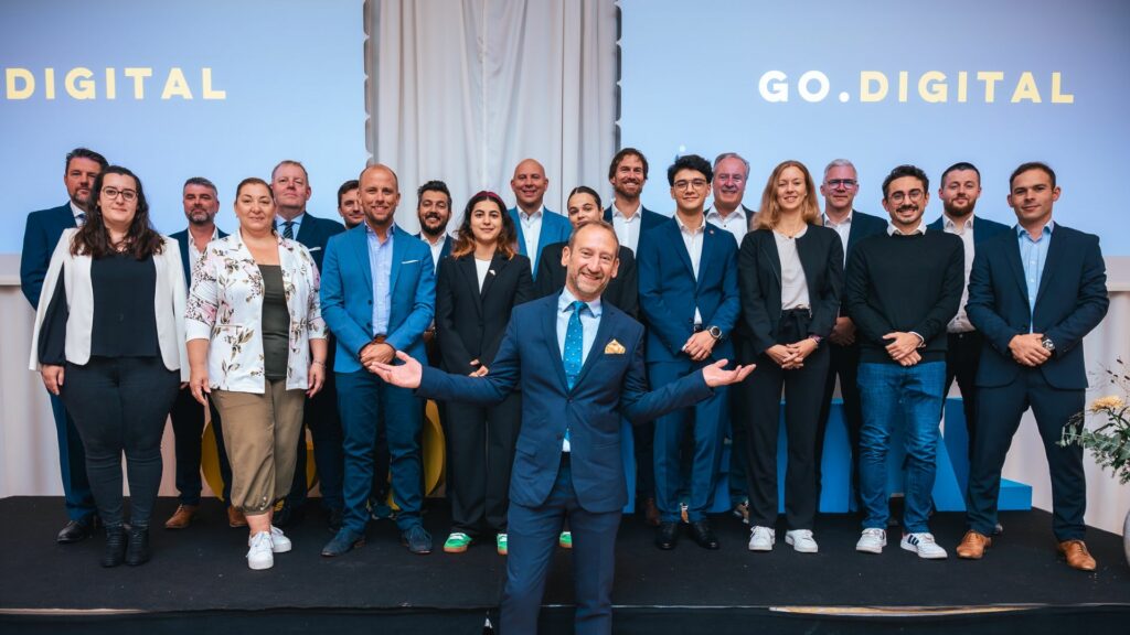 Damien together with our partners during GO DIGITAL Sweden 2024